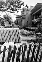 Handley Library with new wing under construction